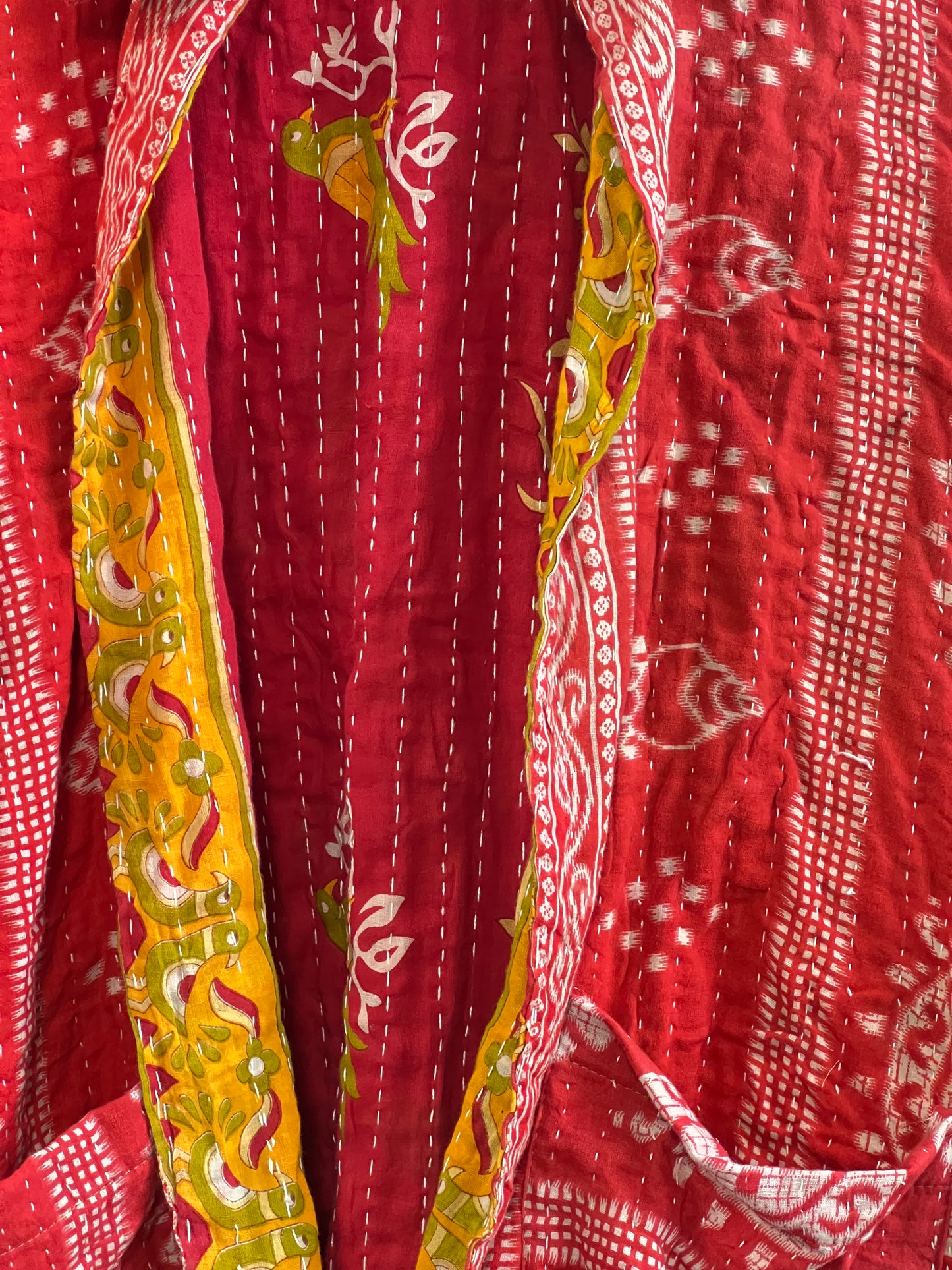 Vintage Cotton Kantha Reversible Jacket ~ No 5
