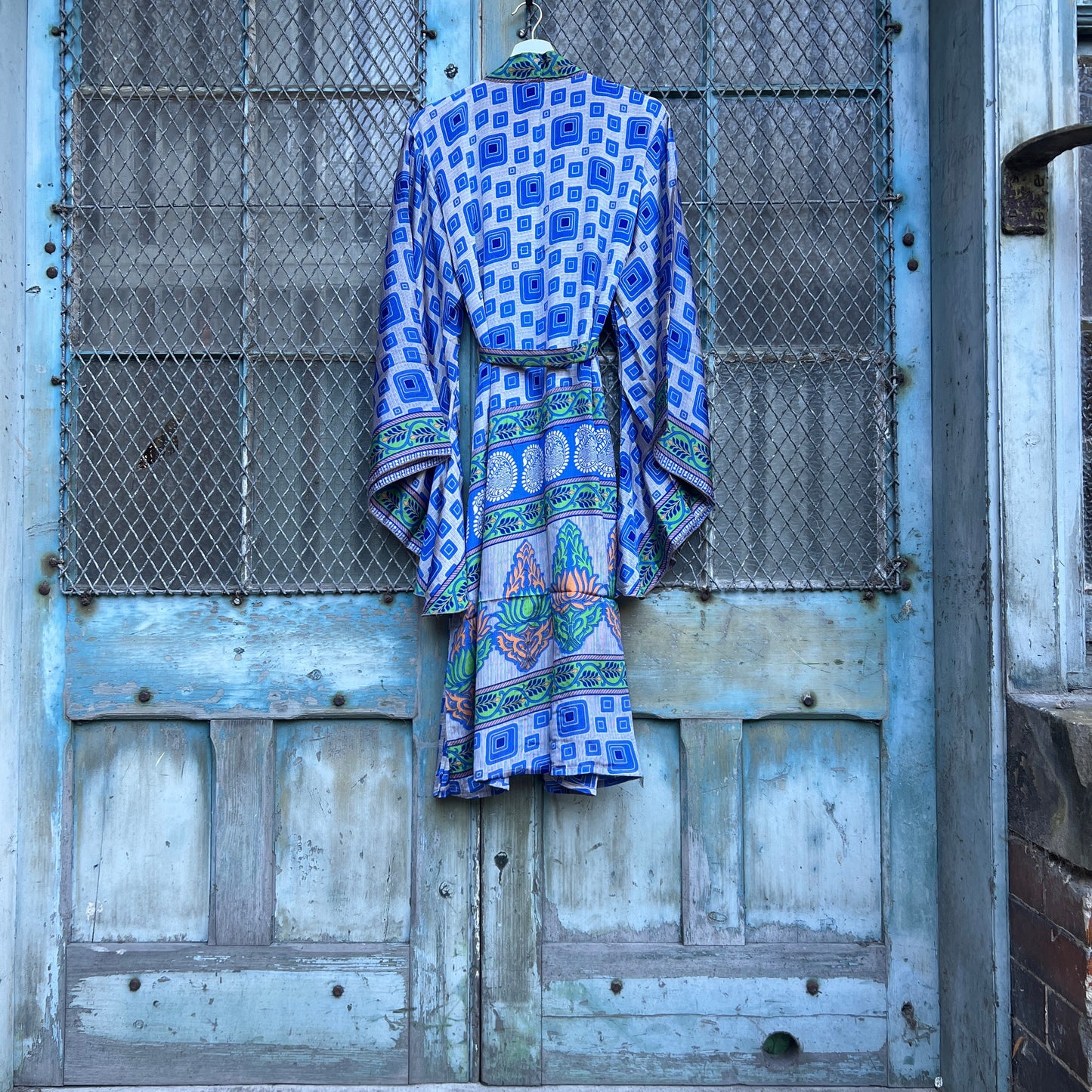 Vintage Silk Batwing Kimono - SS