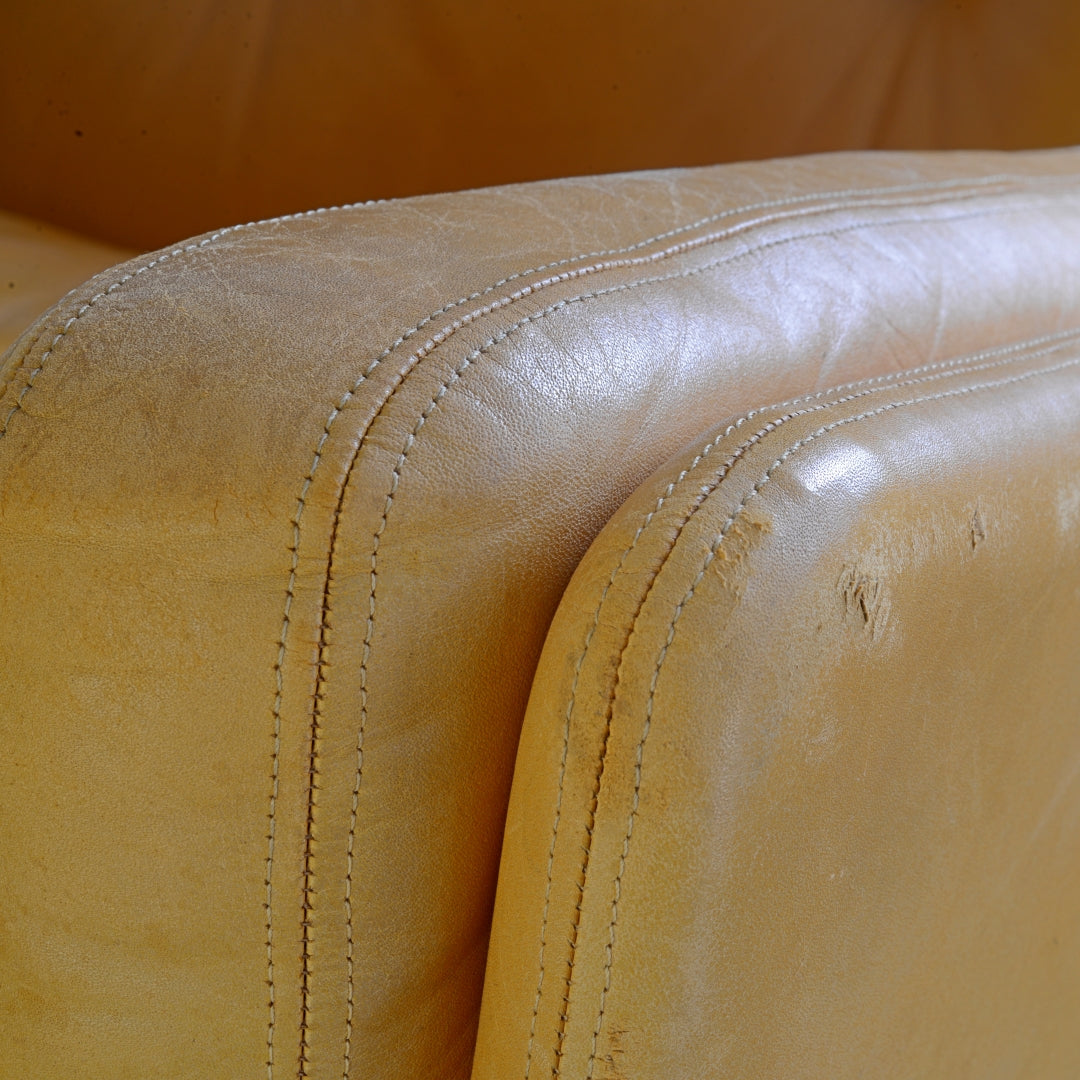 Pair of Leather Swivel Chairs