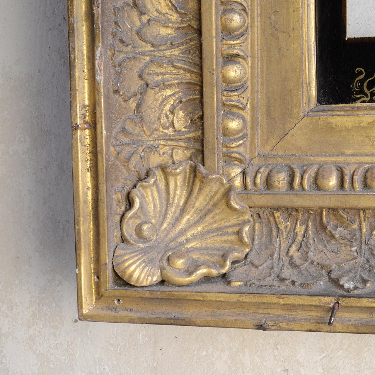 19thC Gilt & Gesso Picture Frame