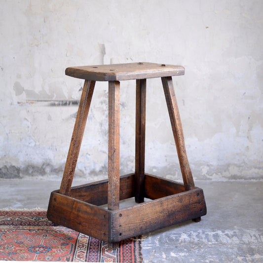 Antique Cutlers or Jewellers Work Stool - A