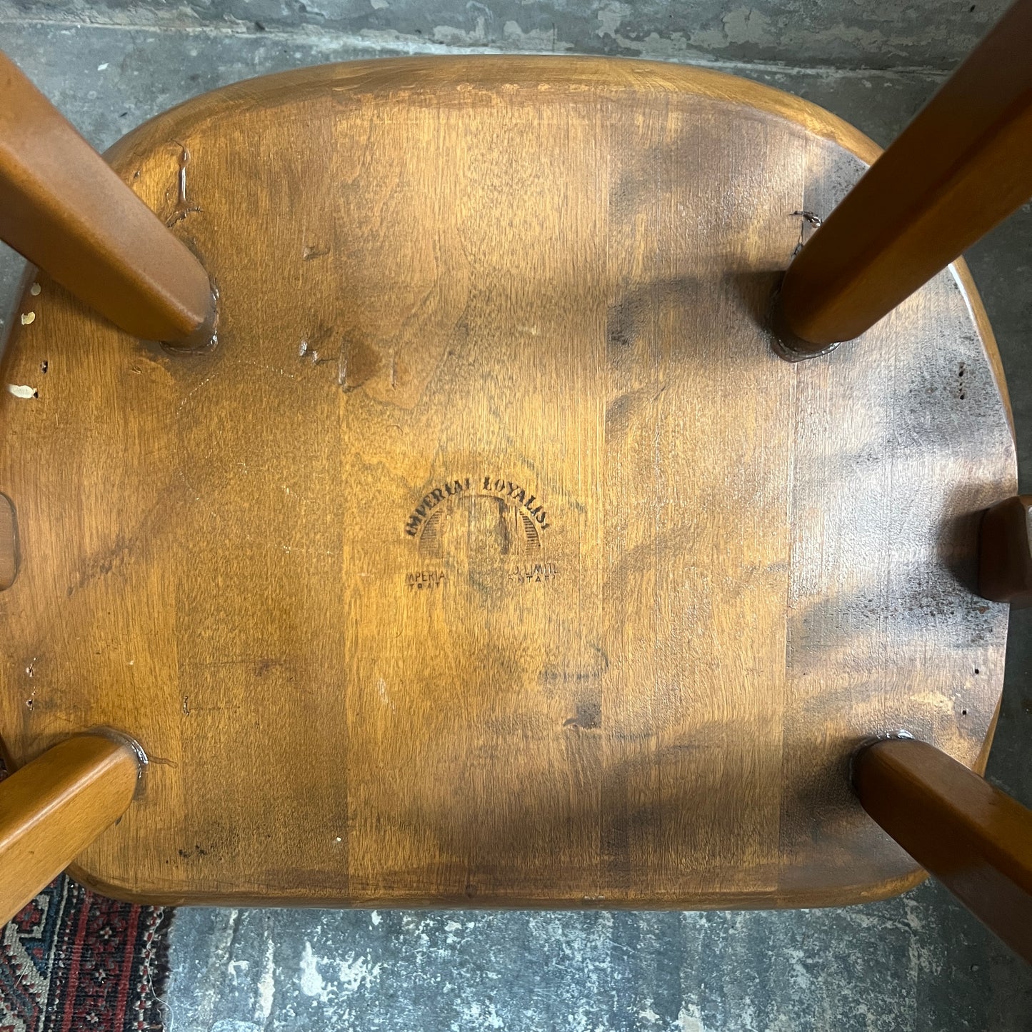 Early 20thC Brutalist Carver Chair - Imperial Rattan Co, Canada