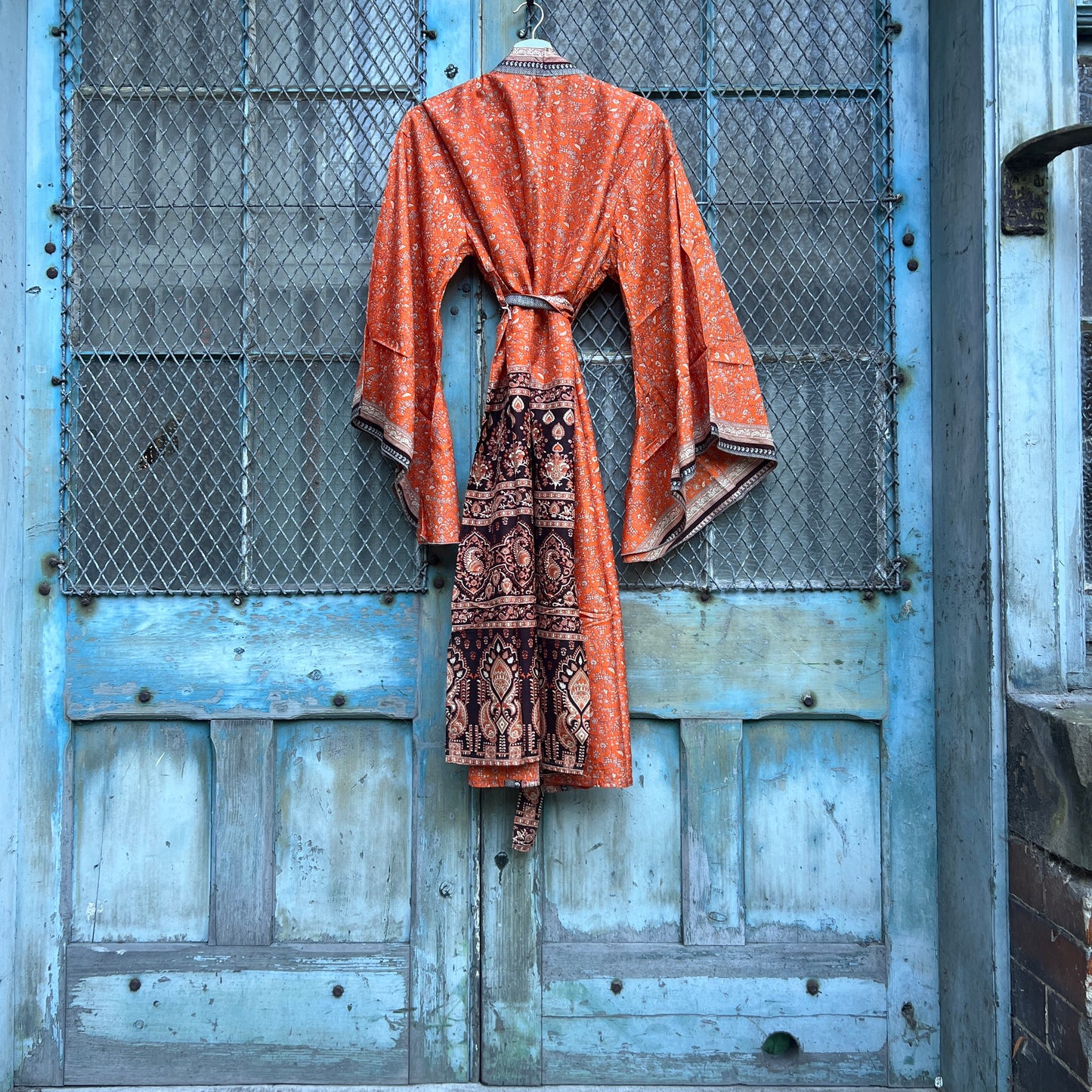 Vintage Silk Batwing Kimono - PP