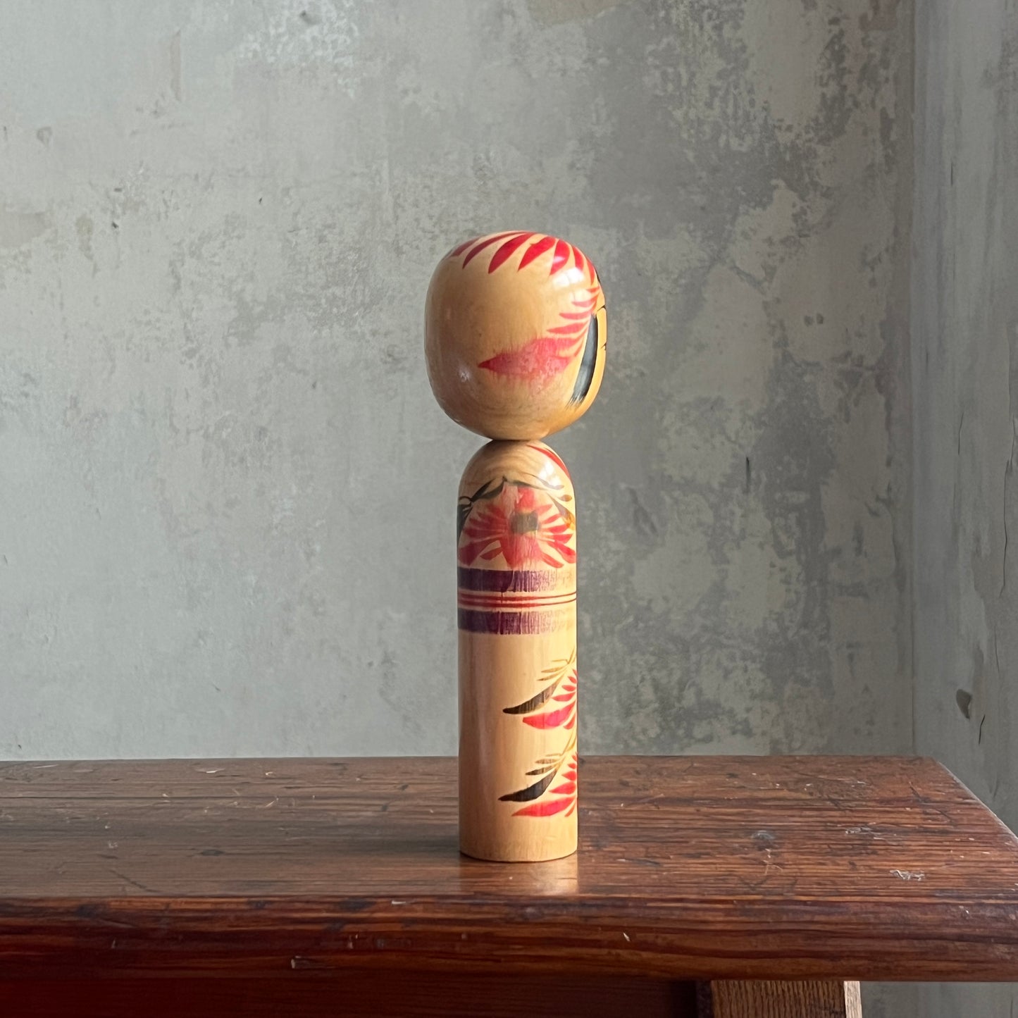 Traditional Japanese Folk Art Kokeshi Doll - Kimono