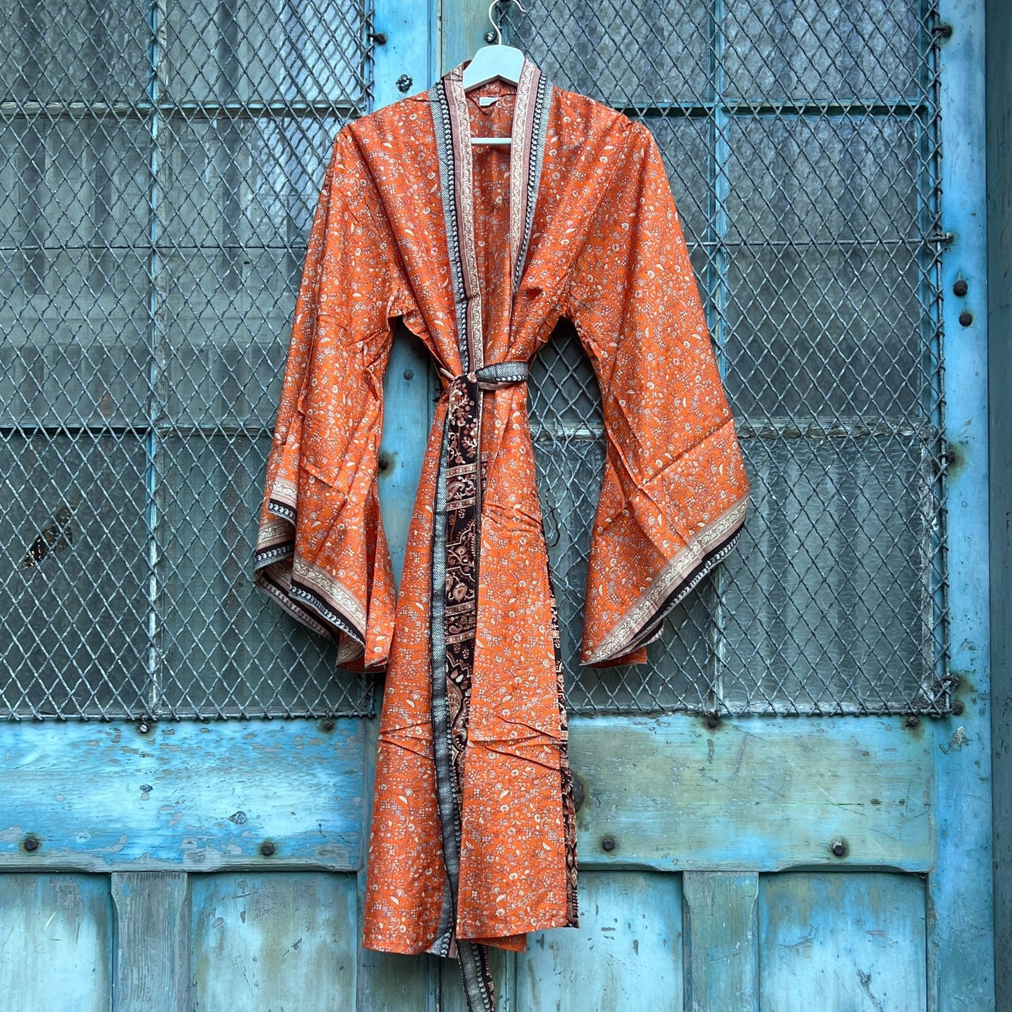 Vintage Silk Batwing Kimono - PP