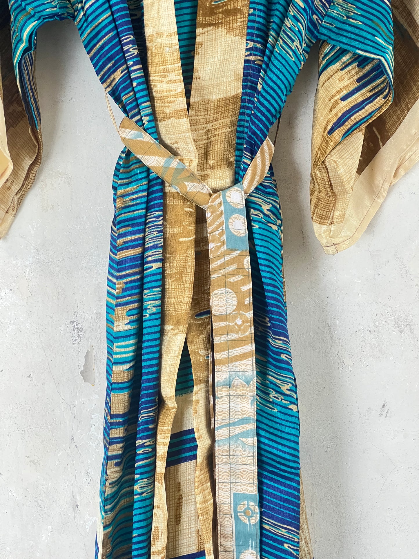 Long Vintage Silk Kimono