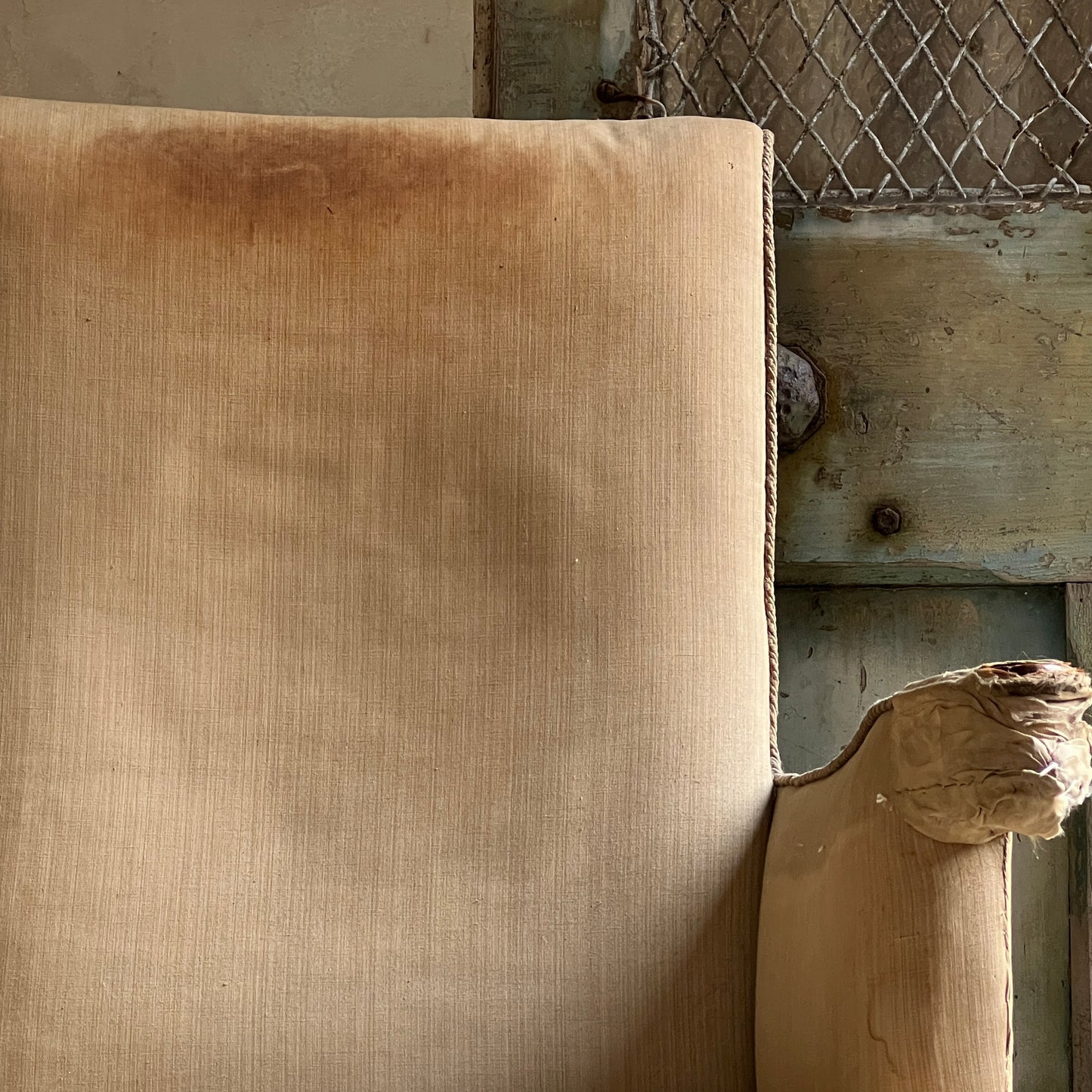 19thC Ladies Upholstered Armchair