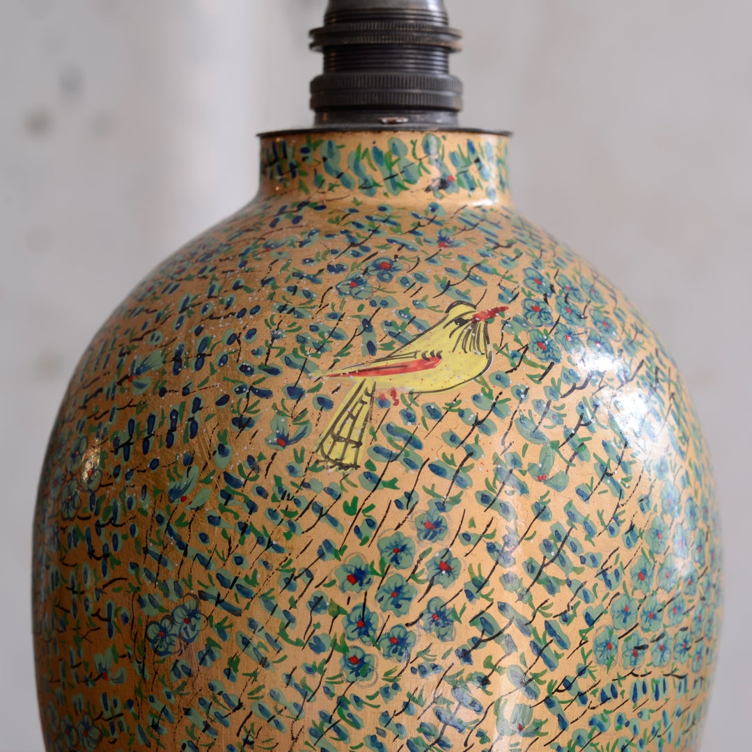 Hand Decorated Kashmiri Table Lamp