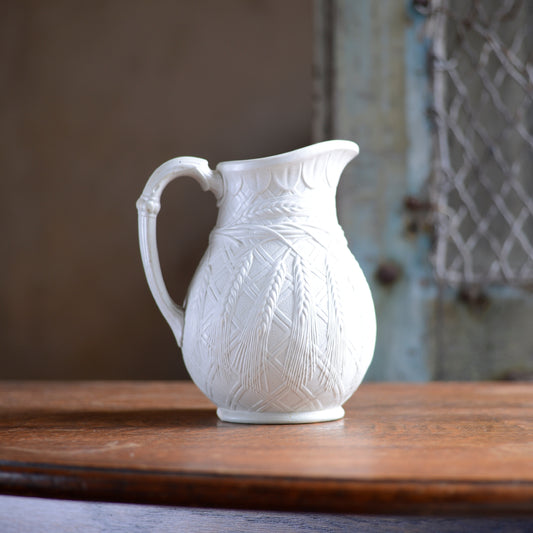 Parian ware Wheatsheaf Jug