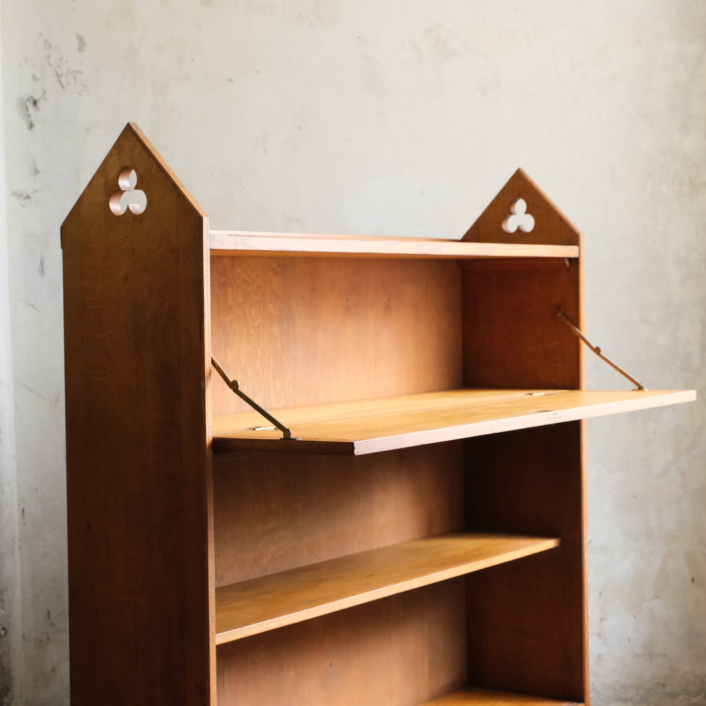 Church Bookshelves with drop down front