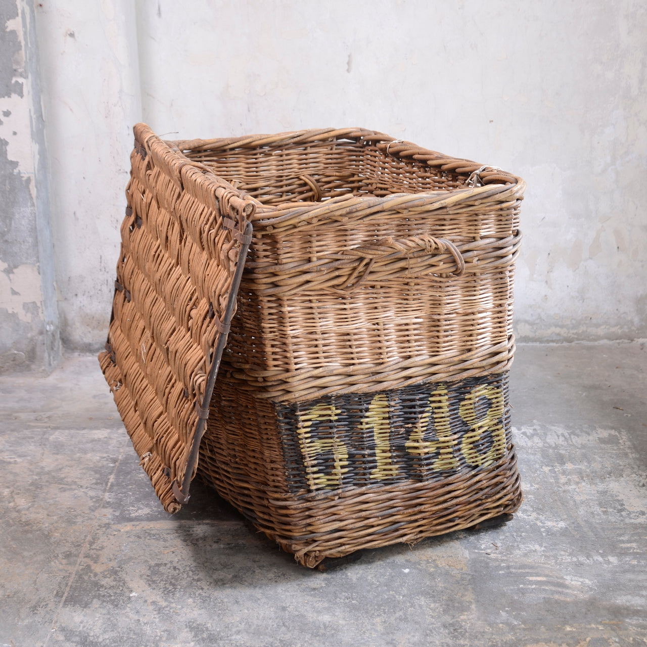 19thC Edwin Woodhouse & Co Mill Basket