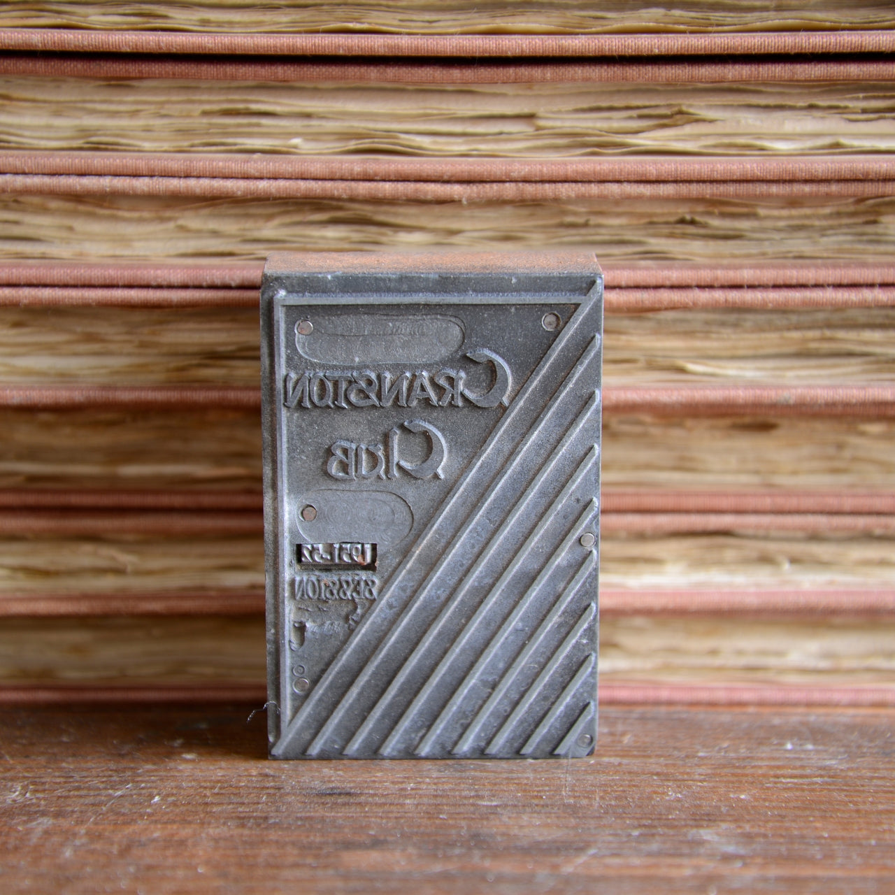 Collection of 50 Typeset Advertising Print Blocks - c1940