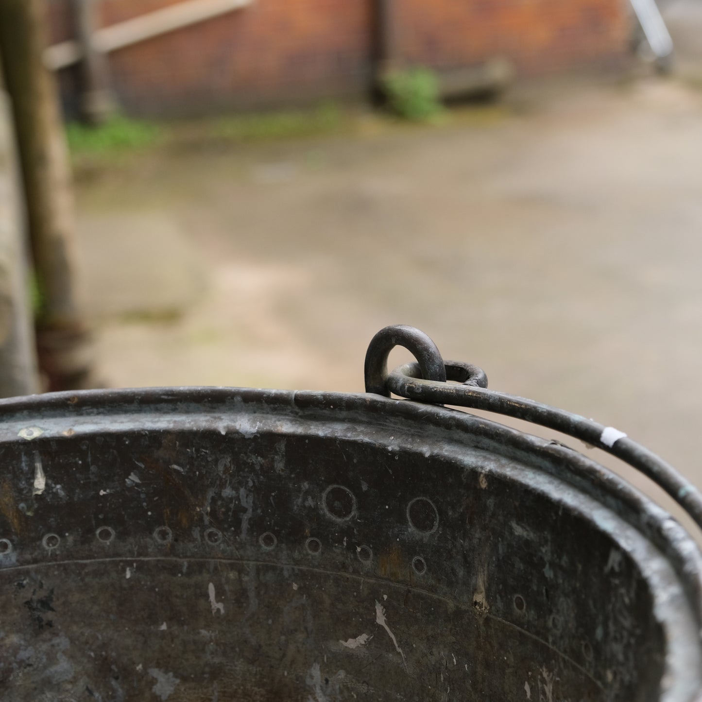 French Brass Bucket / Planter