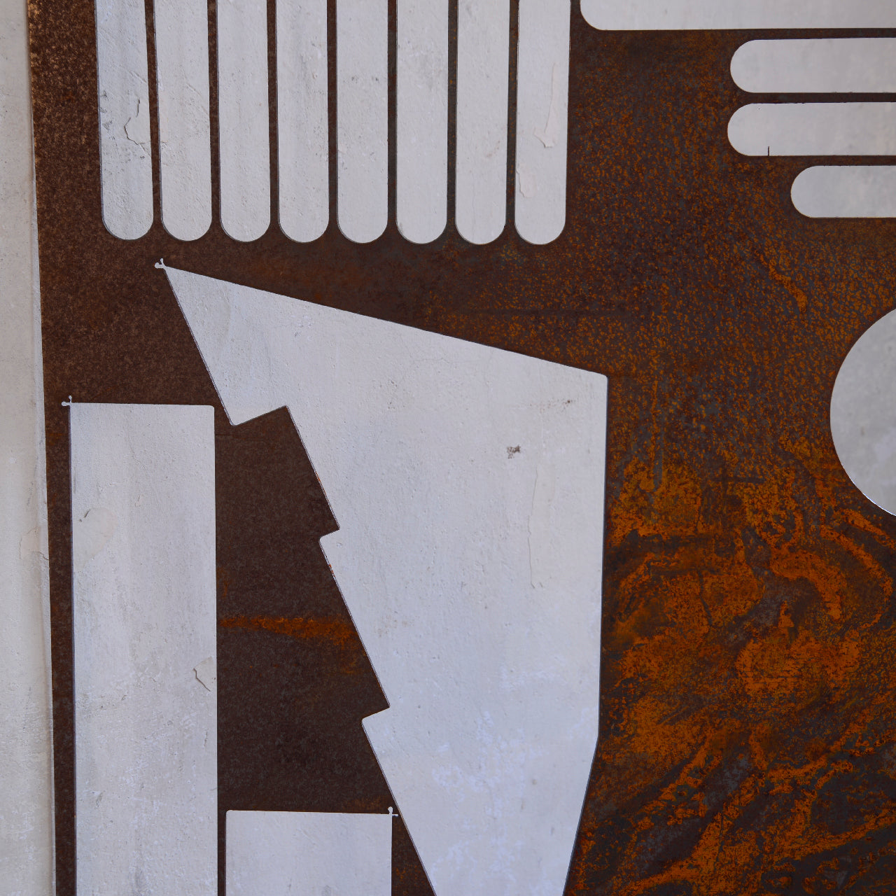 Steel Art Piece - Lines