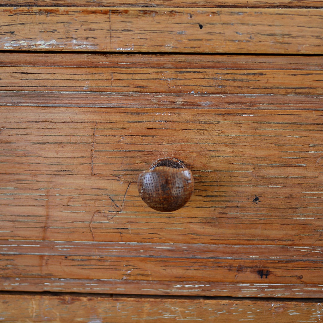 Heals 1930's Limed Oak Corner Desk