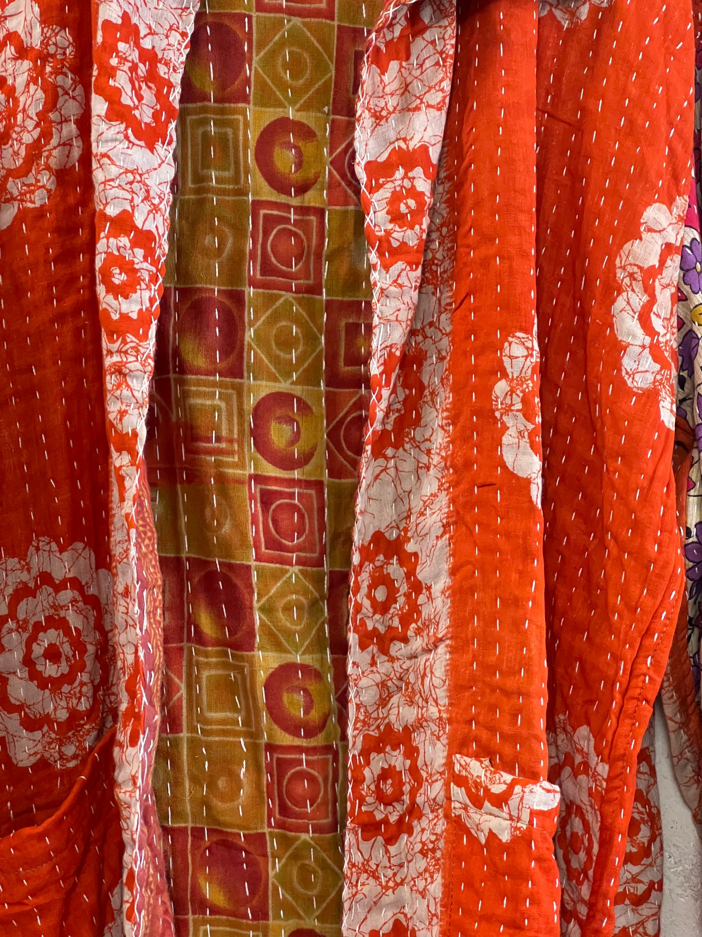 Vintage Cotton Kantha Reversible Jacket ~ No 21