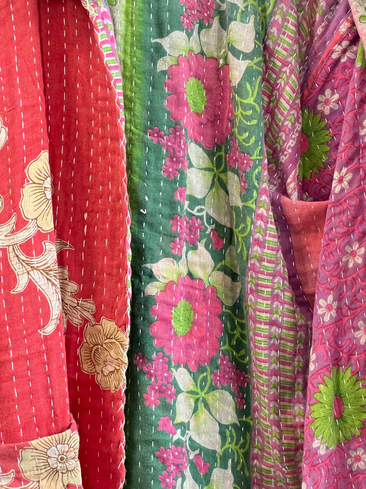 Vintage Cotton Kantha Reversible Jacket ~ No 10