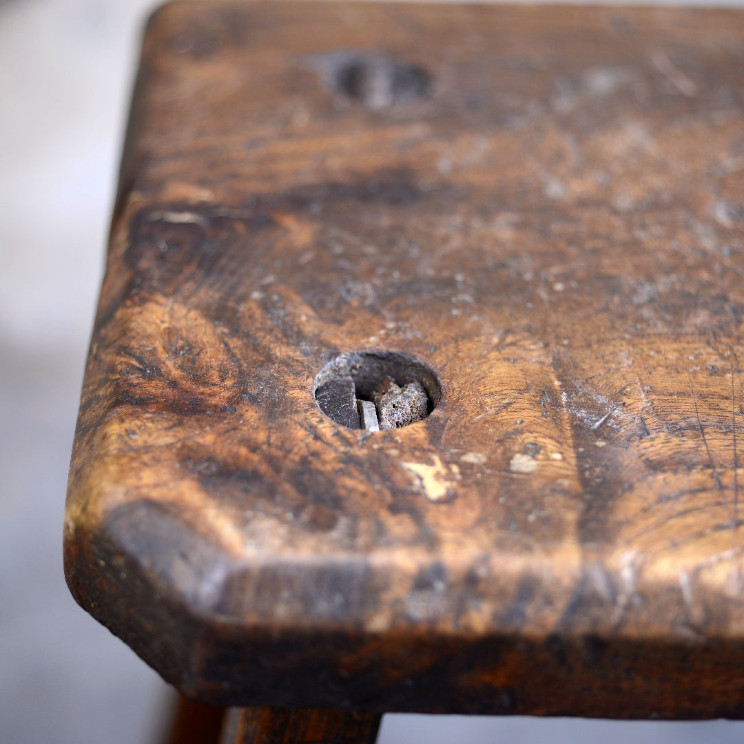 Antique Cutlers or Jewellers Work Stool - B