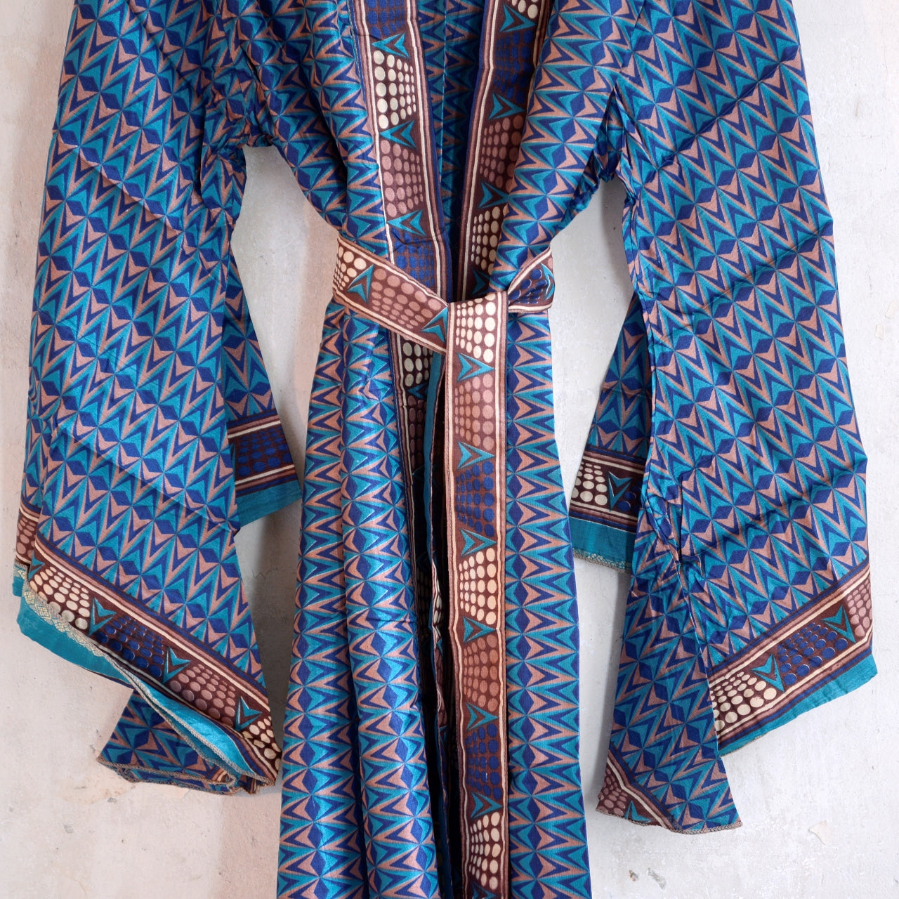 Vintage Silk Batwing Kimono - NN