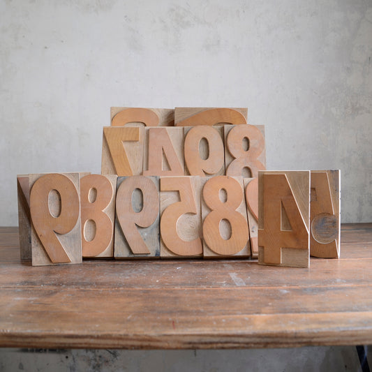 1950’s Wooden Letterpress Type - 15.5cm