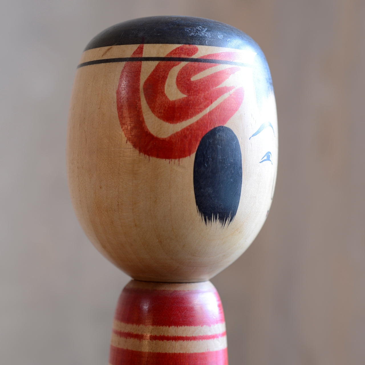 Traditional Japanese Folk Art Kokeshi Doll - 8