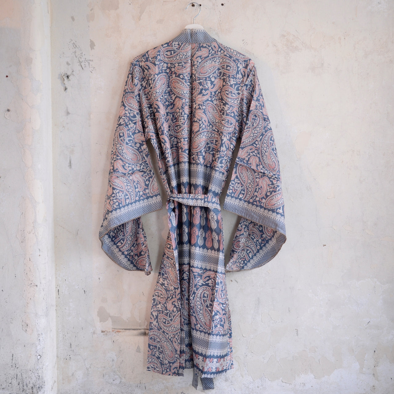 Vintage Silk Batwing Kimono - RR