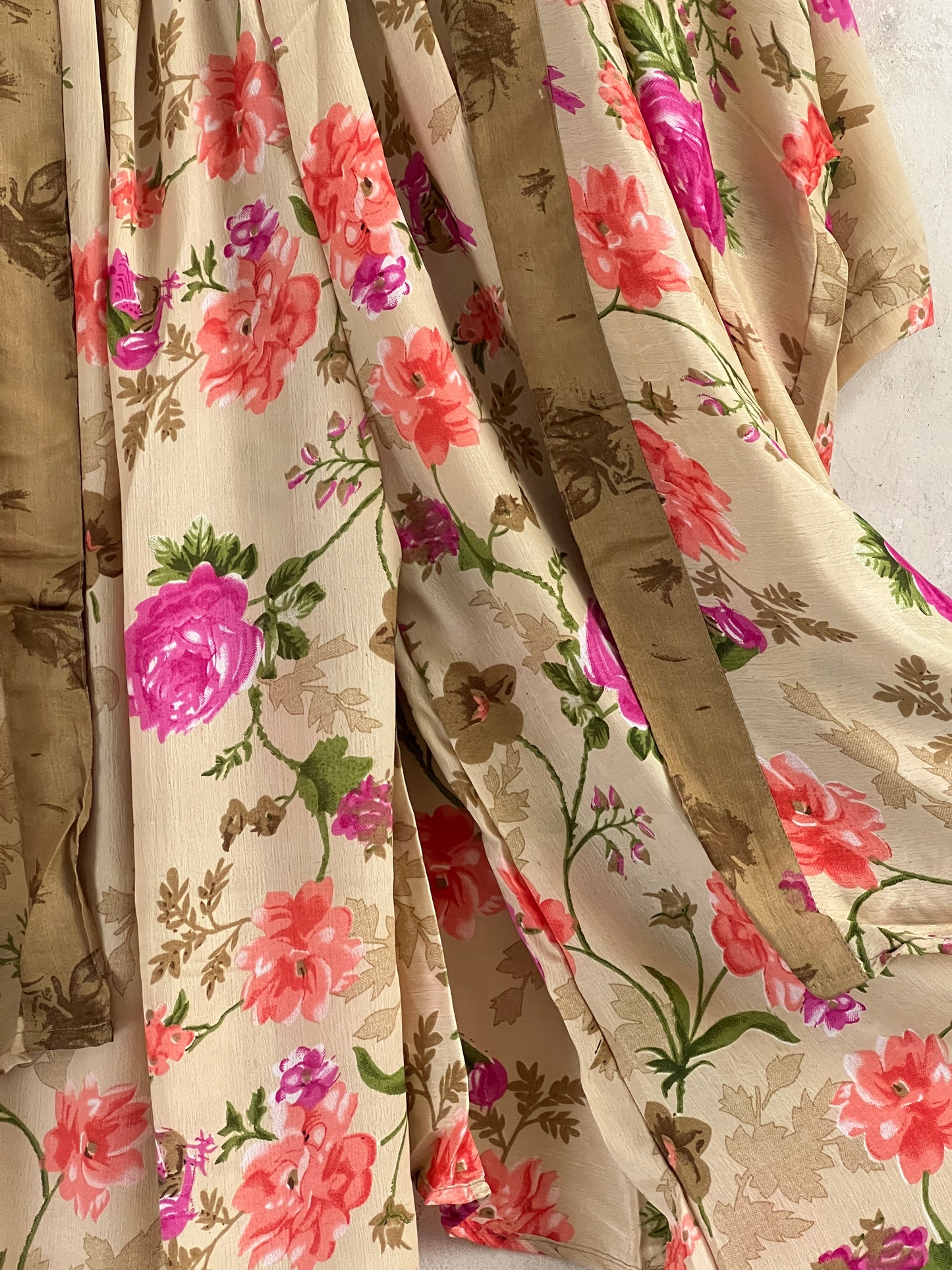 Vintage Silk Trousers & Shirt Co-ordinated Set