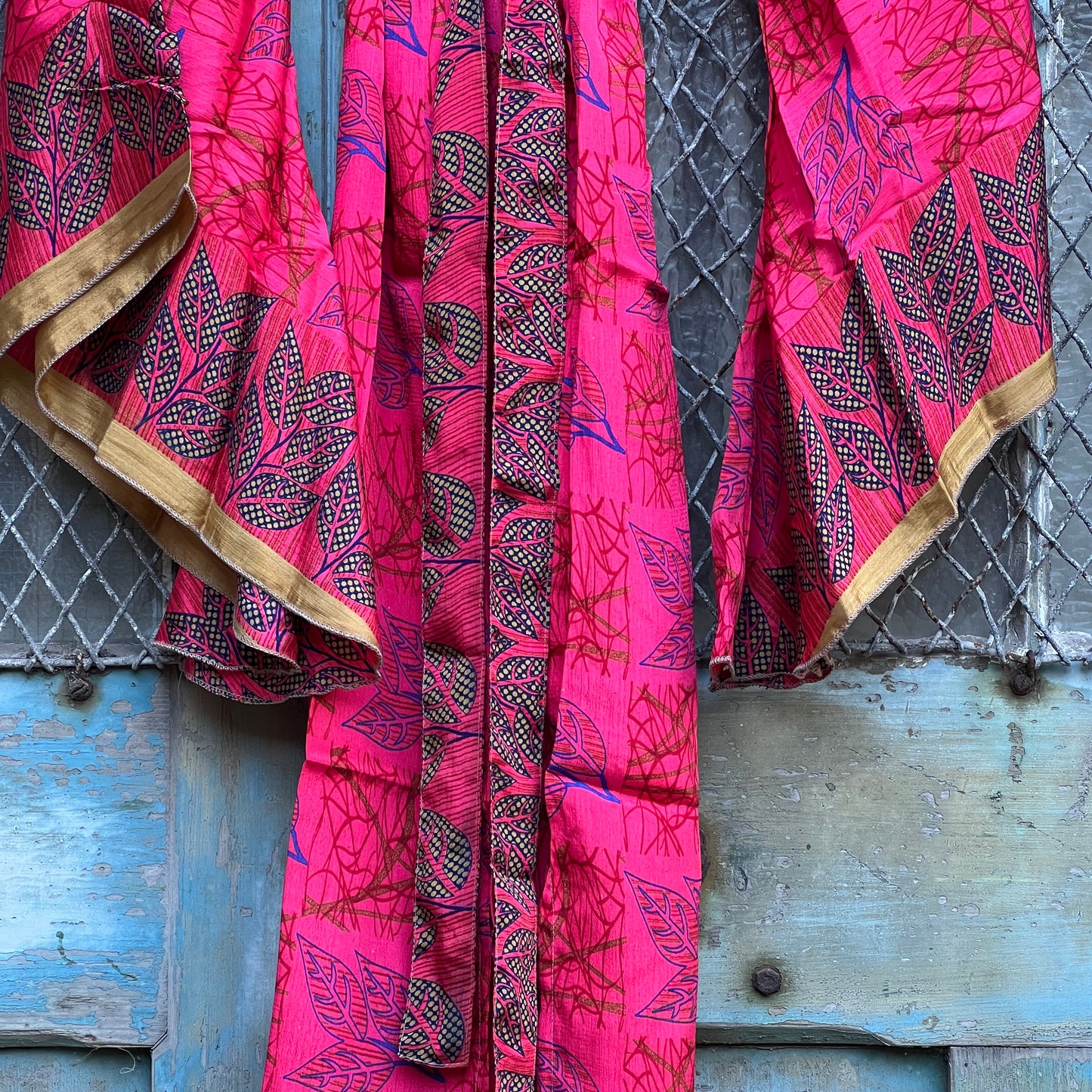 Vintage Silk Batwing Kimono - CC