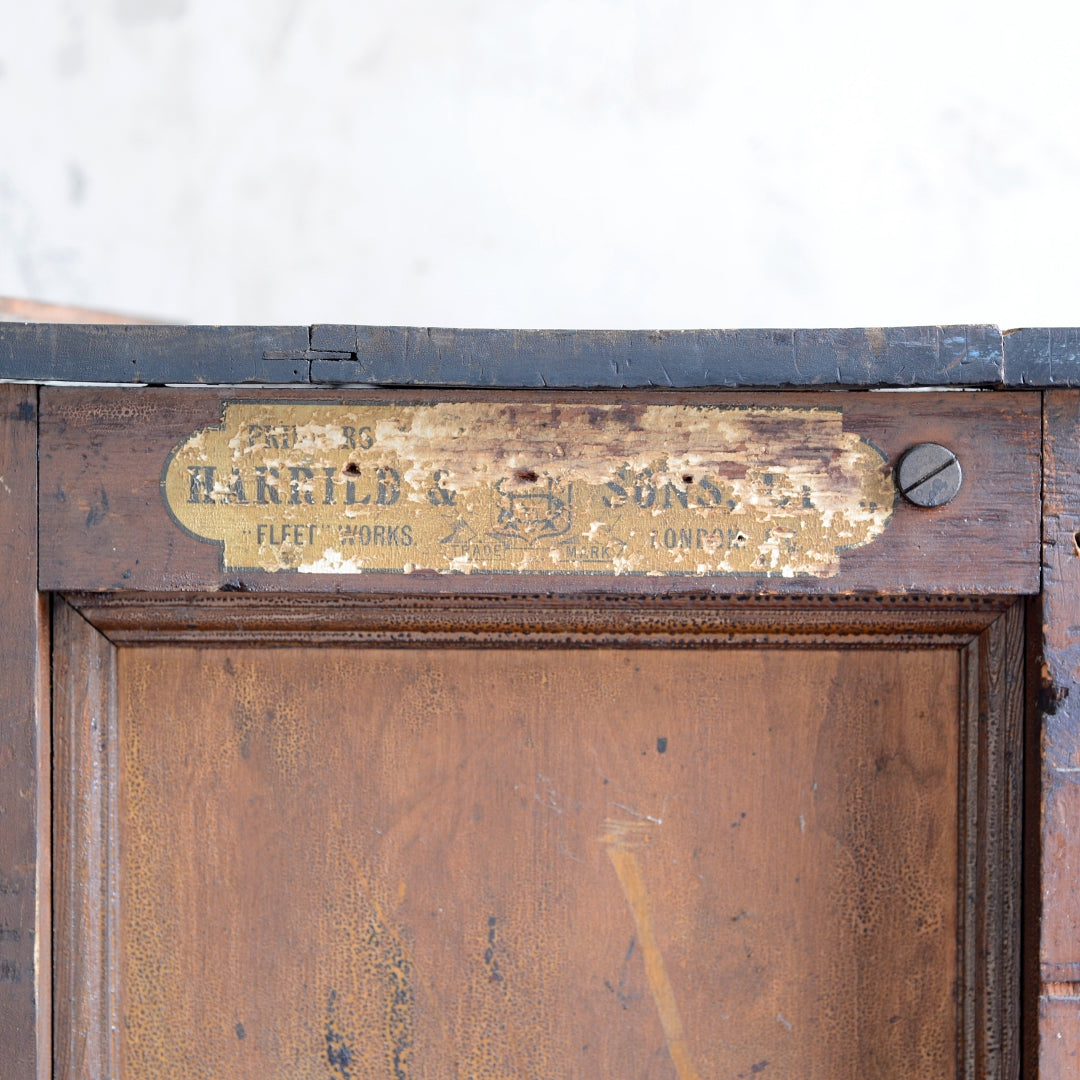 Harrild & Sons London Printers Typeset Drawer Cabinet