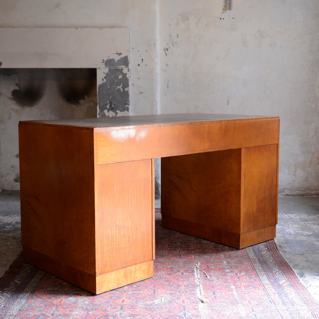 Art Deco Pedestal Desk