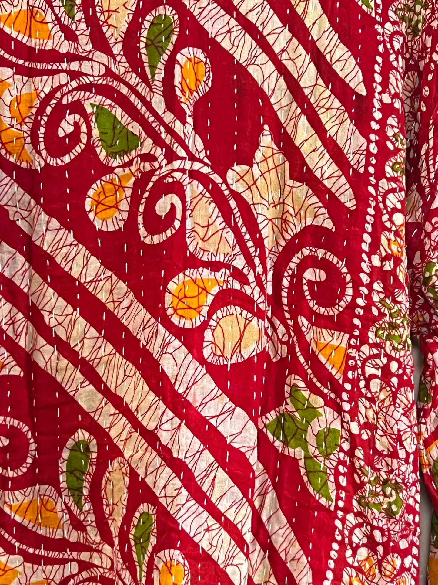 Vintage Cotton Kantha Reversible Jacket ~ No 24