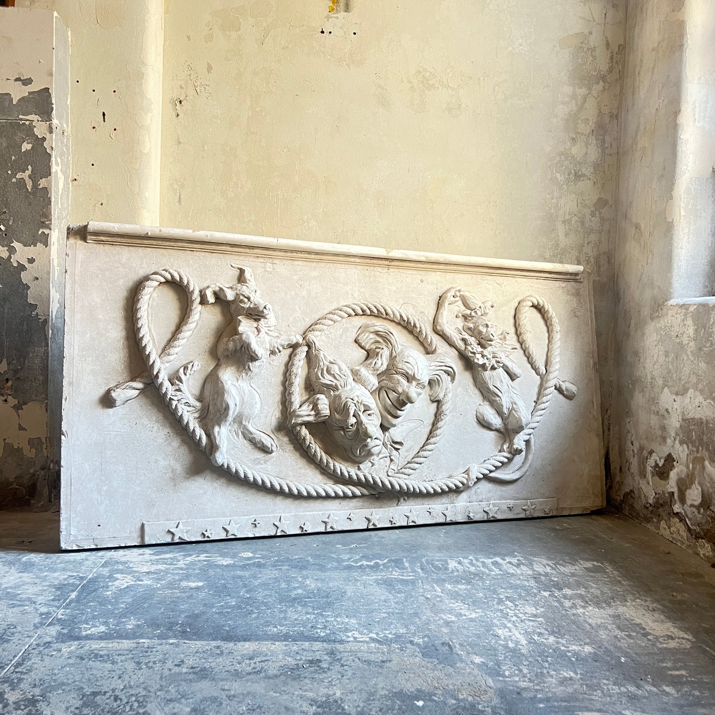 Large Plaster “Comedy & Tragedy” Theatre Panels