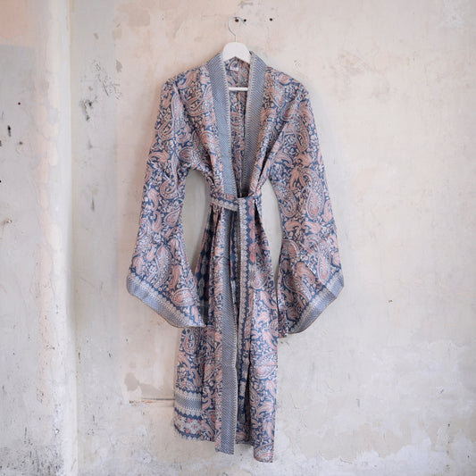 Vintage Silk Batwing Kimono - RR