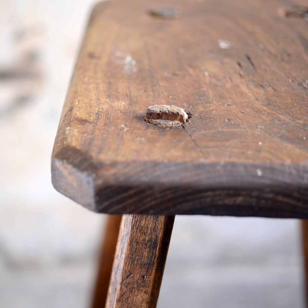 Antique Cutlers or Jewellers Work Stool - A