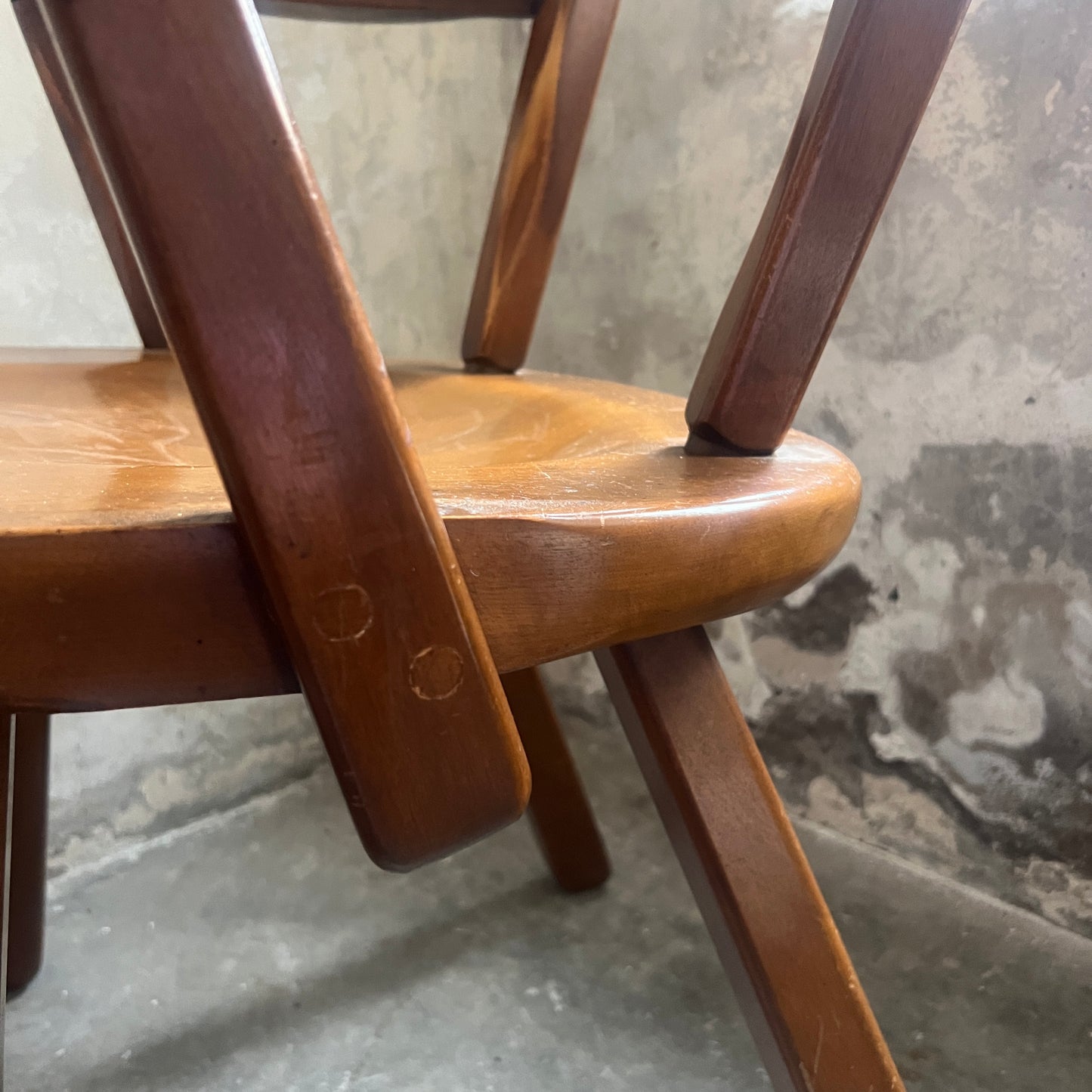 Early 20thC Brutalist Carver Chair - Imperial Rattan Co, Canada