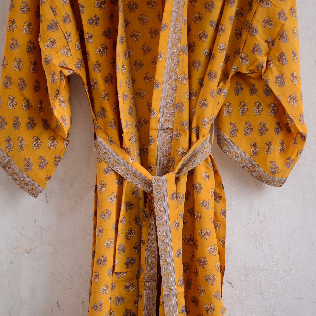 Long Vintage Silk Kimono