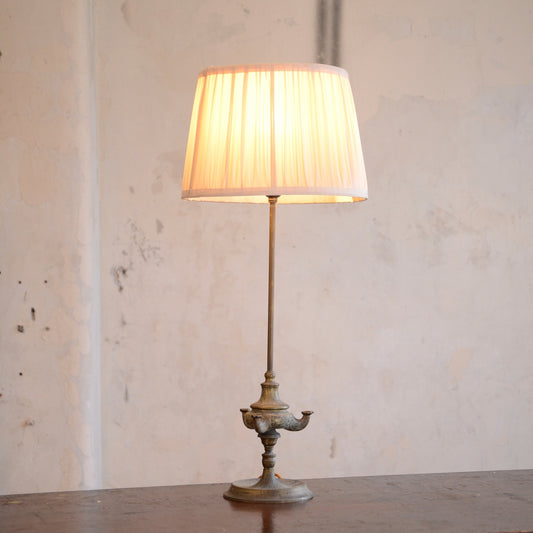 19thC Brass Lucerne Lamp