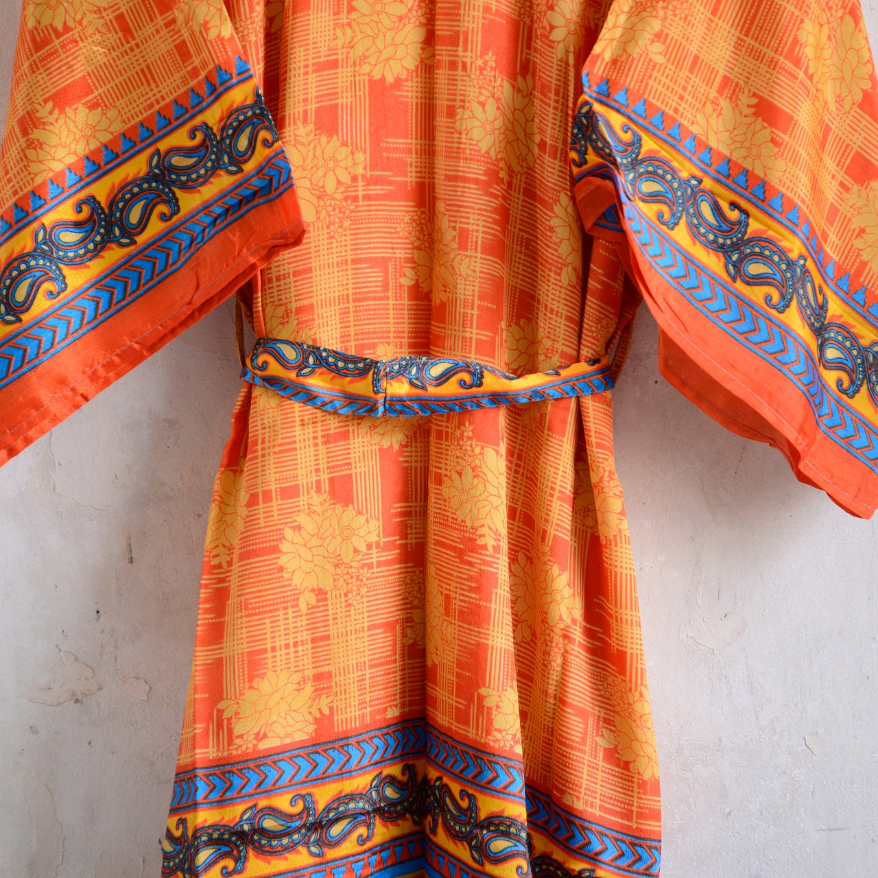 Long Vintage Silk Kimono