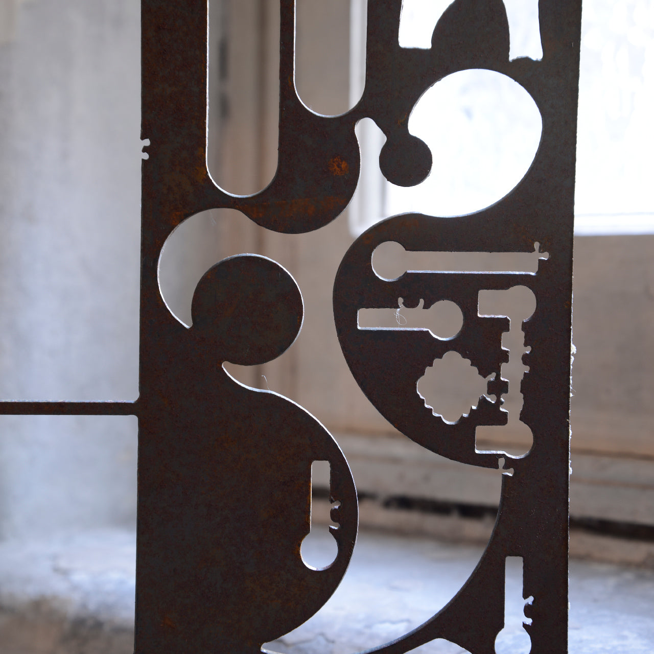Steel Art Piece - Lines