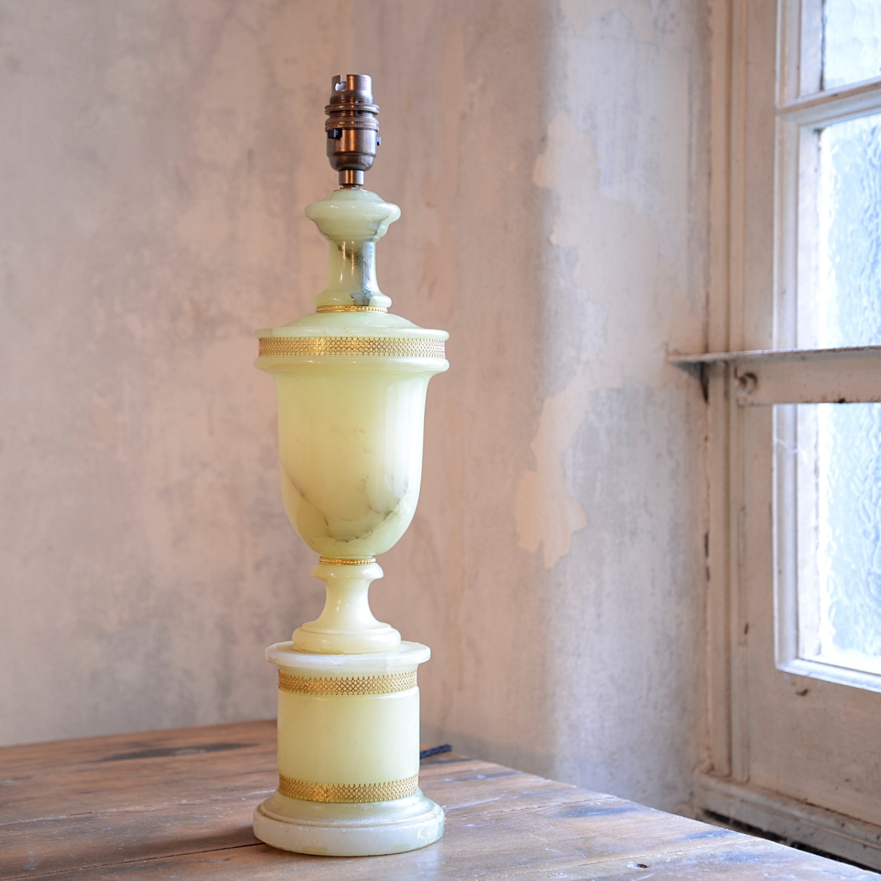 Italian Alabaster Table Lamp