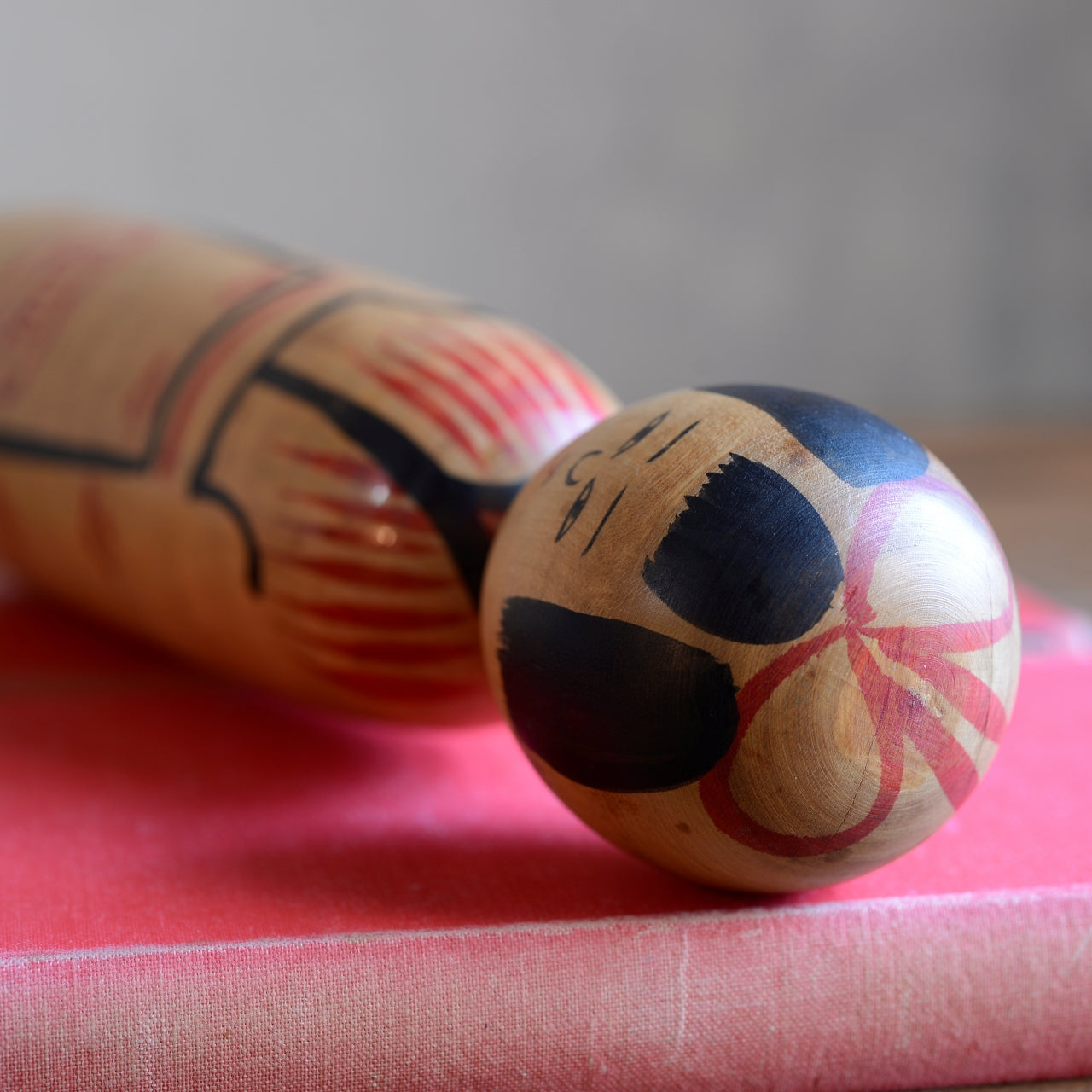 Traditional Japanese Folk Art Kokeshi Doll - 3