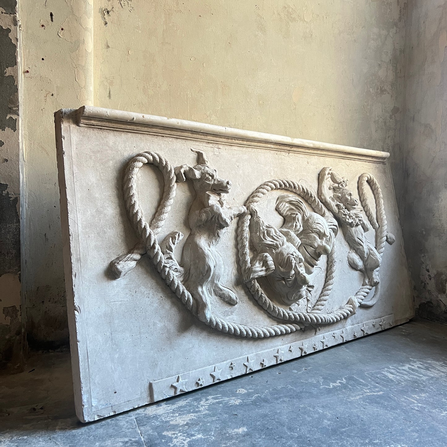Large Plaster “Comedy & Tragedy” Theatre Panels