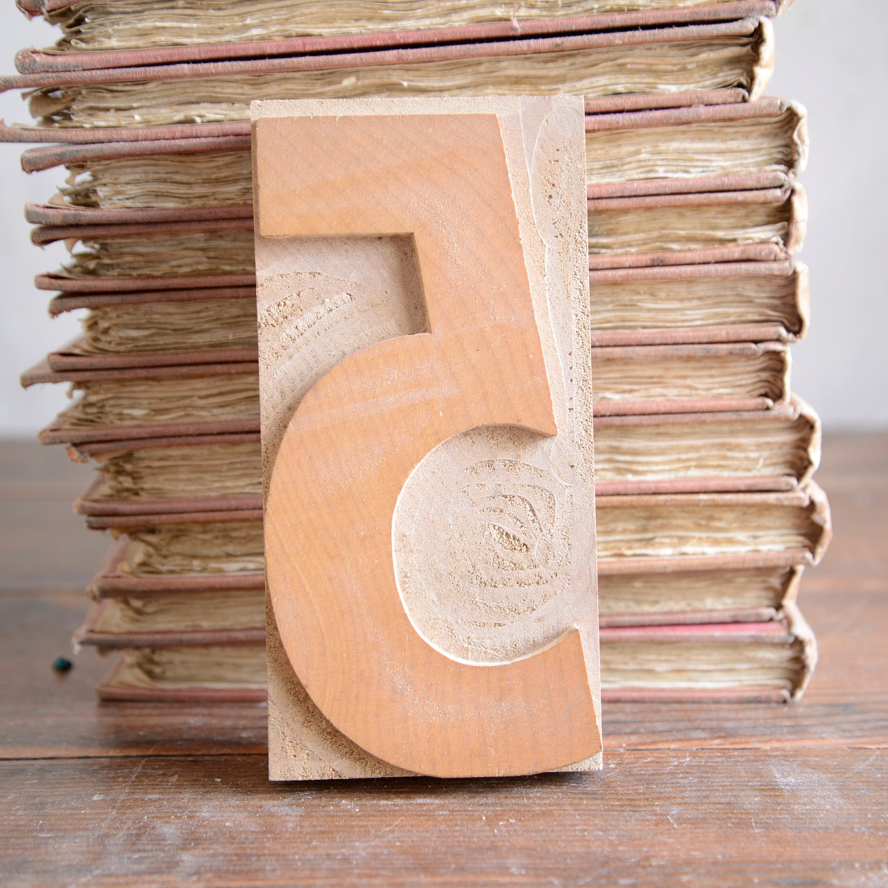 1950’s Wooden Letterpress Type - 15.5cm