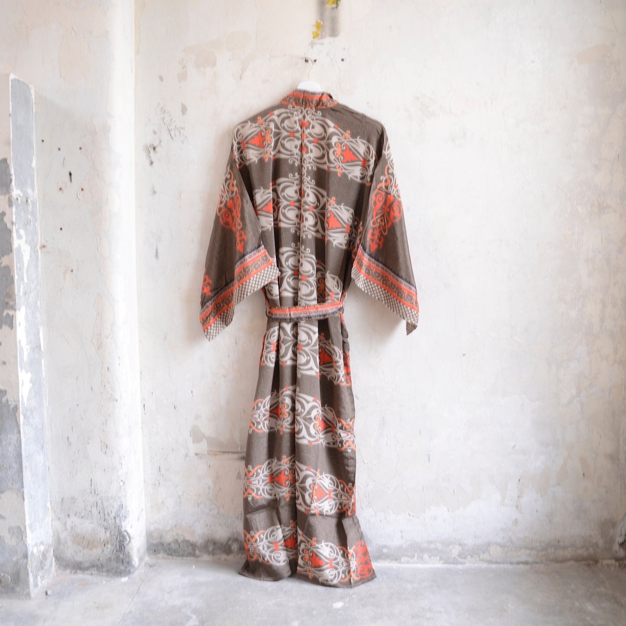 Long Vintage Silk Kimono