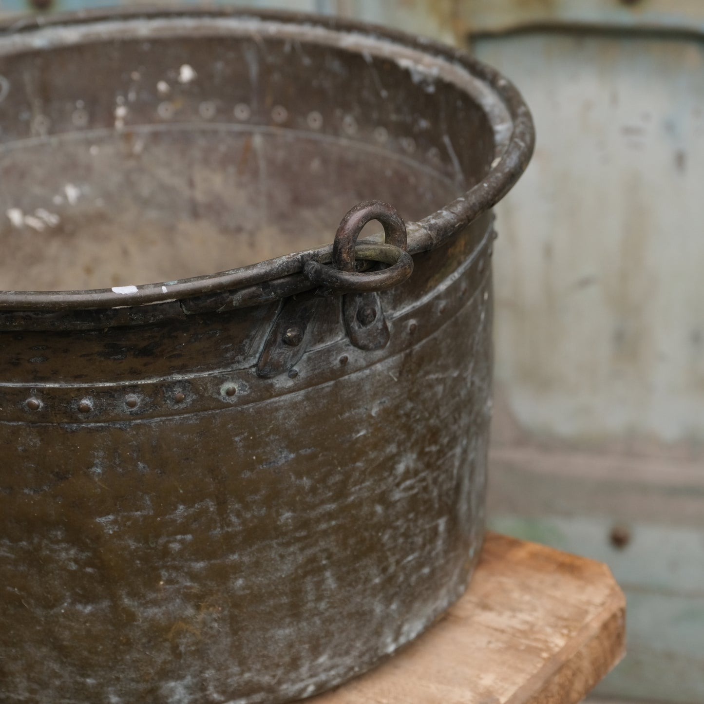 French Brass Bucket / Planter