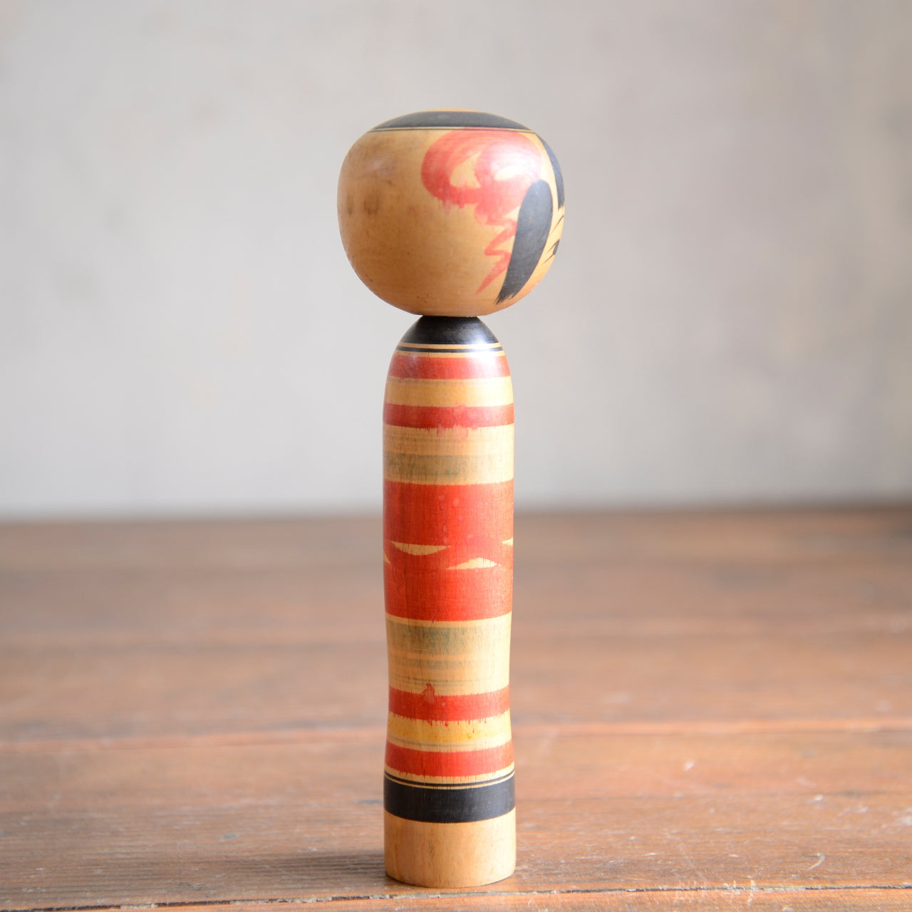Traditional Japanese Folk Art Kokeshi Doll