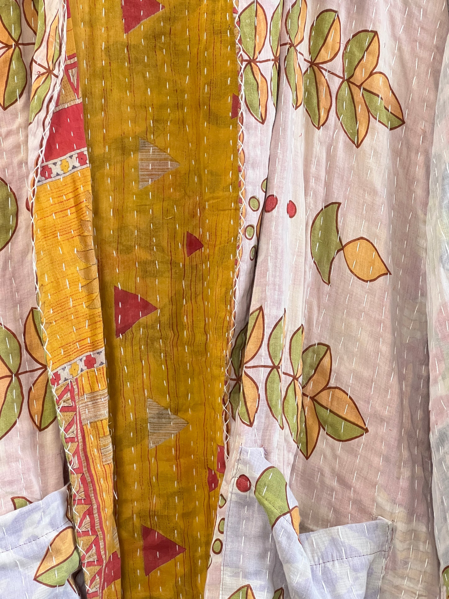 Vintage Cotton Kantha Reversible Jacket ~ No 19