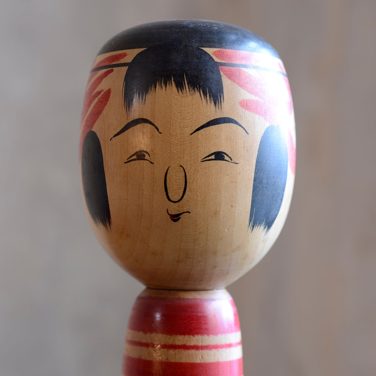 Traditional Japanese Folk Art Kokeshi Doll - 8