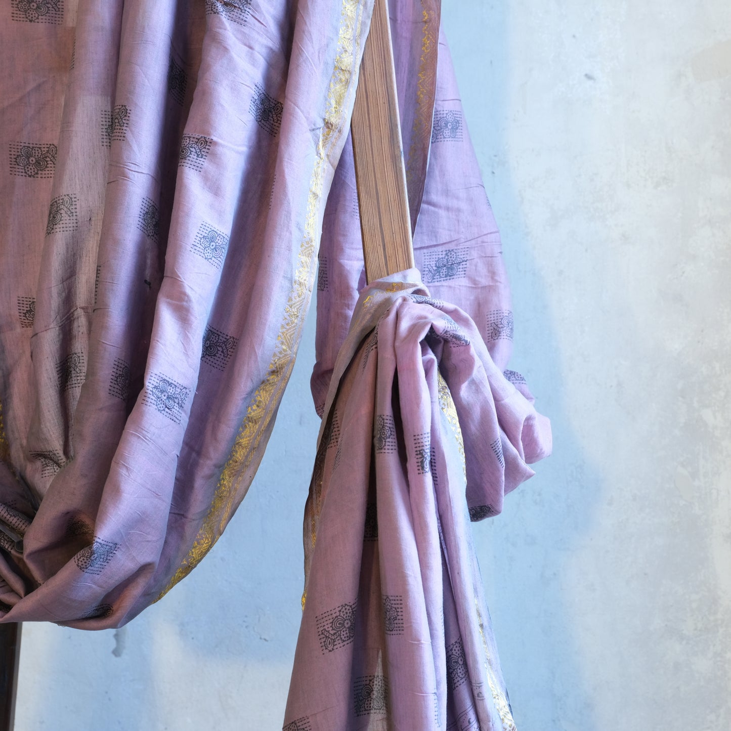 Vintage Cotton Saree Fabric - No 5