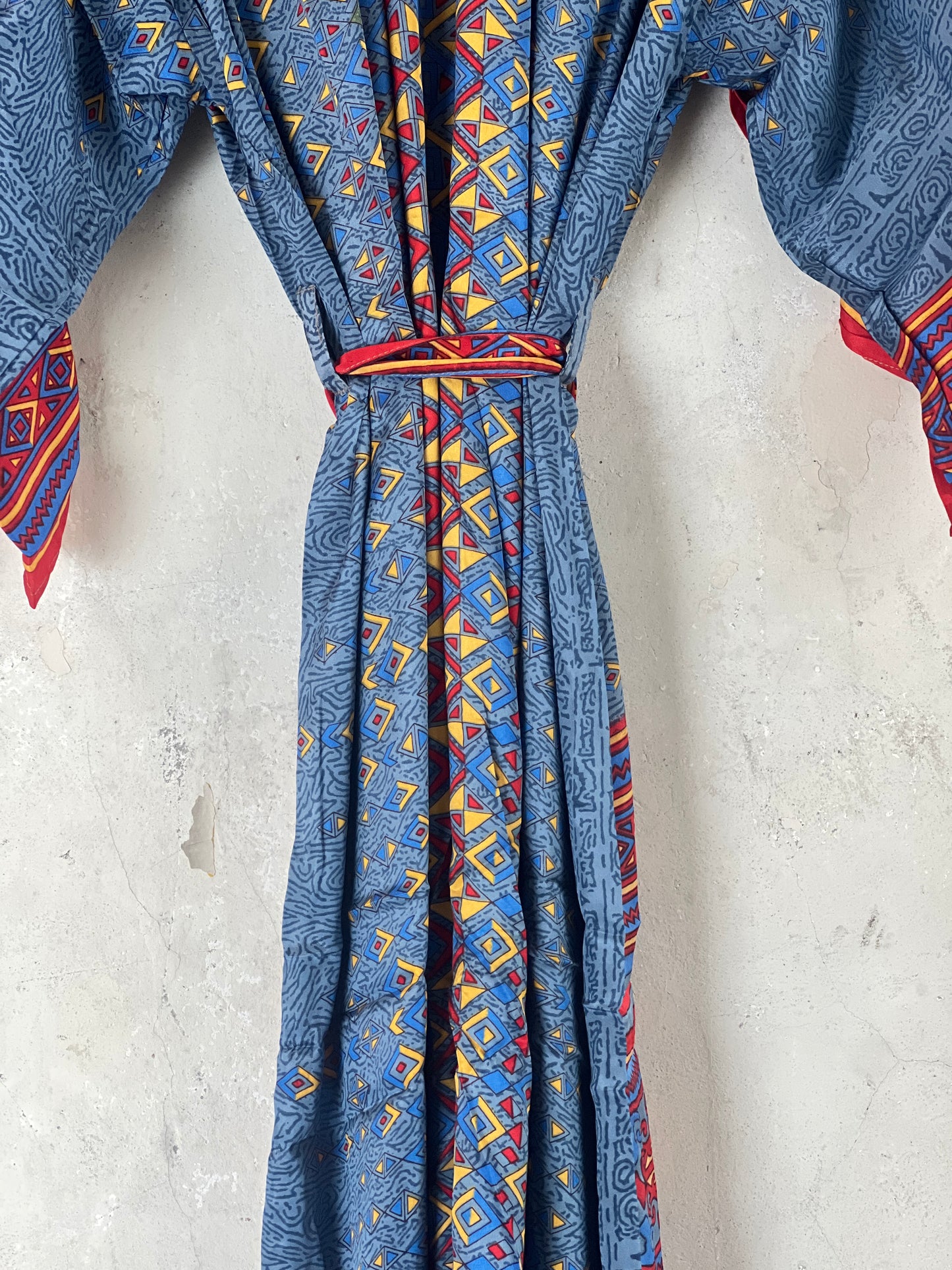 Long Vintage Silk Kimono